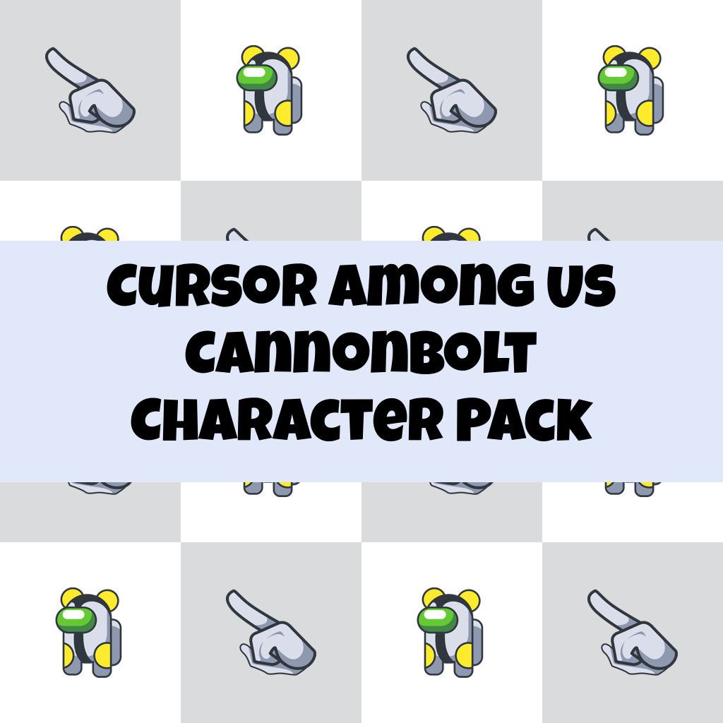 Cursor Among Us Cannonbolt Character Pack